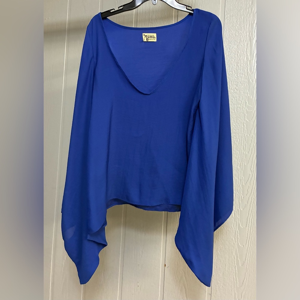 Show Me Your MuMu Royal Blue Blouse